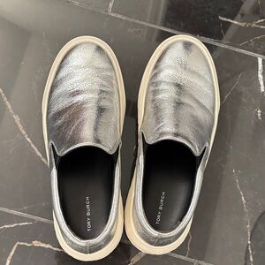 Tory Burch Silver Women's Sneakers